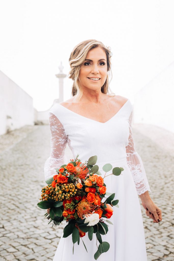 noiva na sua cerimônia