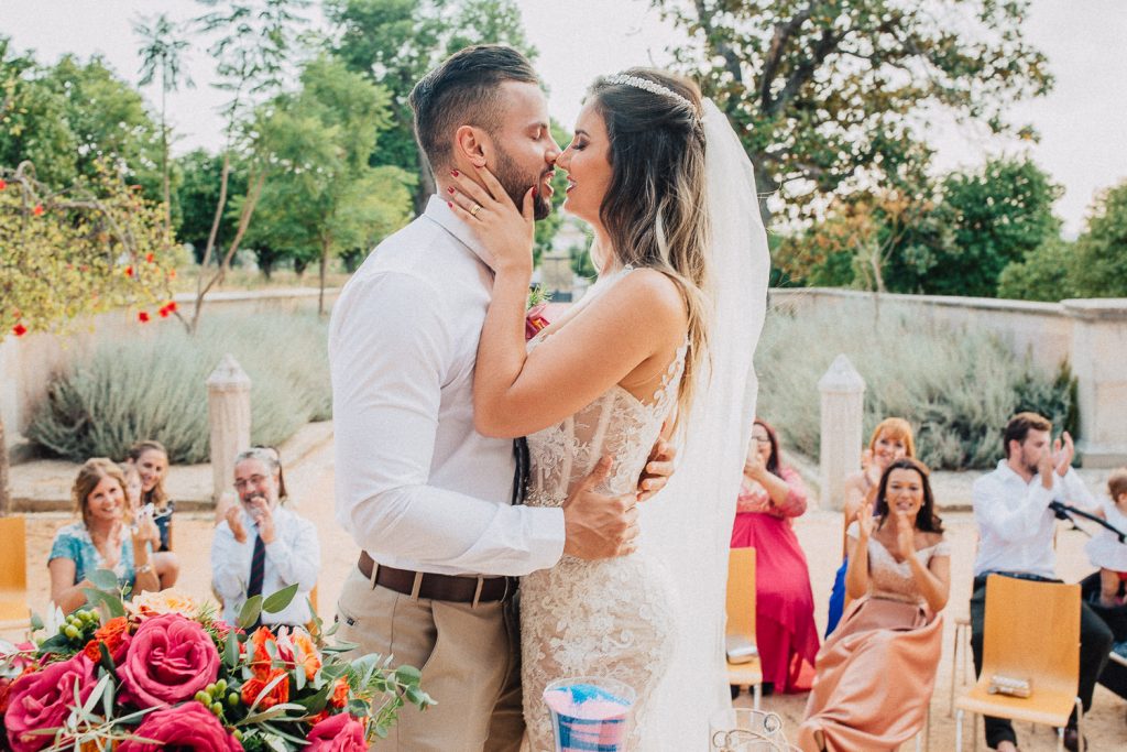 destination wedding palácio estoi primeiro beijo no altar