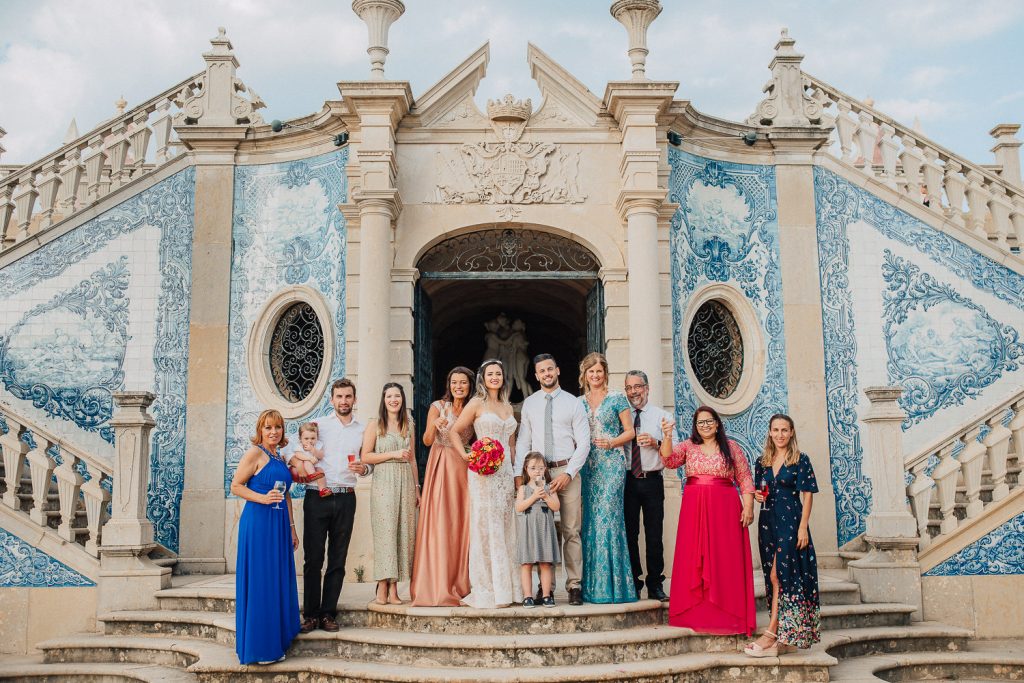 destination wedding palácio estoi retrato de todos os convidados