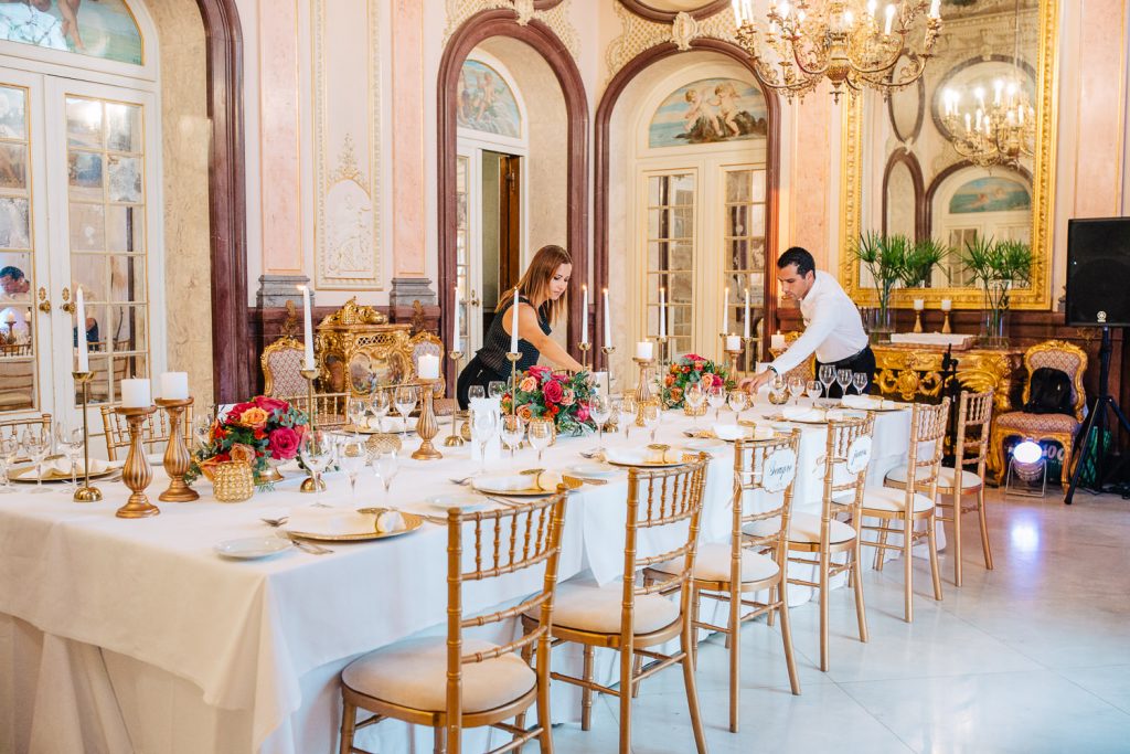 destination wedding palácio estoi decoração da recepção