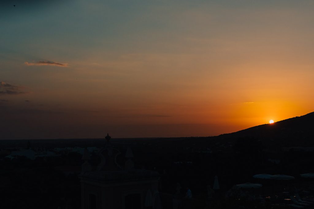 destination wedding palácio estoi pôr do sol