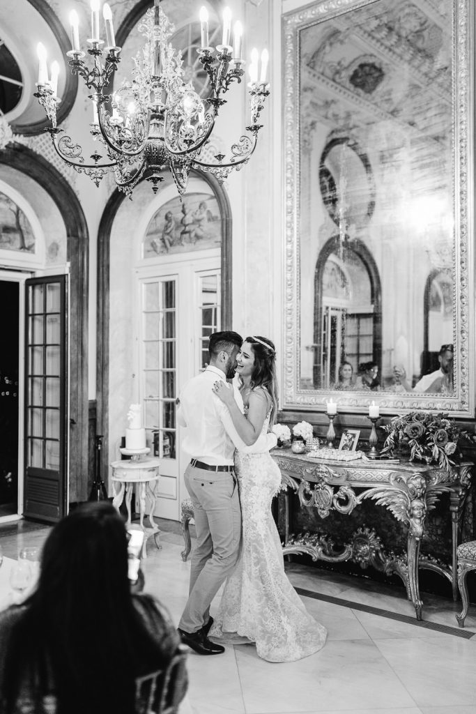 destination wedding palácio estoi a dança dos noivos