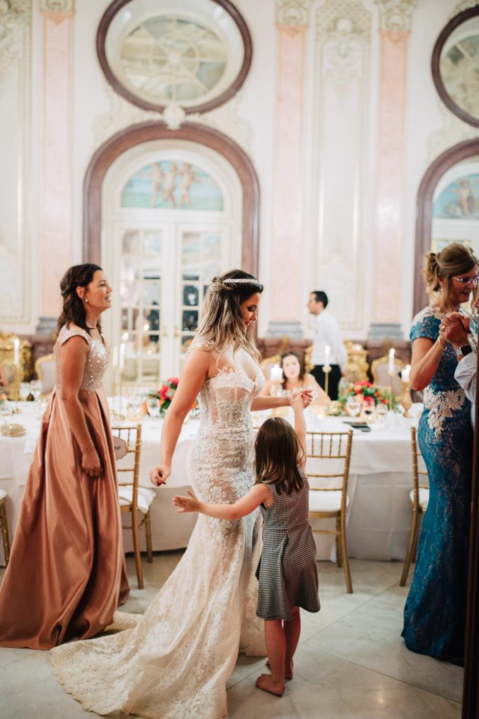 destination wedding palácio estoi noiva dançando