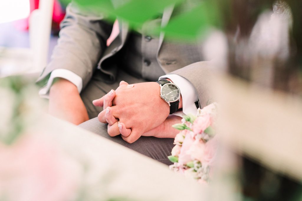 Destination Wedding Madrid Espanha detalhes da mão