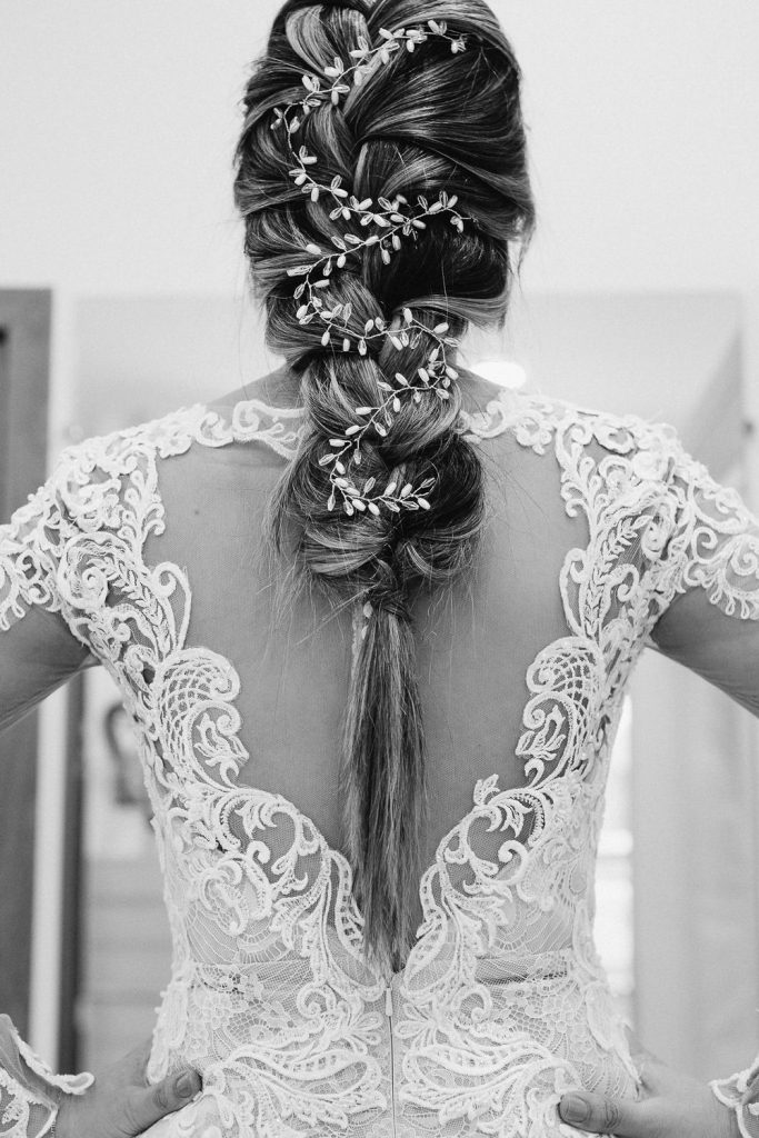 Elopement Alma lisboeta em Lisboa detalhe do cabelo