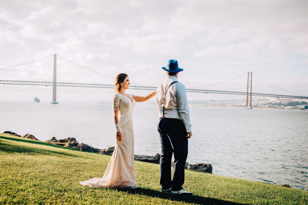 Elopement Alma lisboeta em Lisboa primeiro encontro do casal