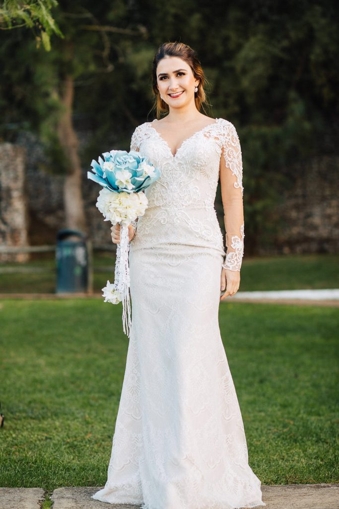 Elopement Alma lisboeta em Lisboa retrato da noiva em corpo inteiro