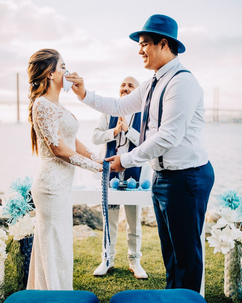 Elopement Alma lisboeta em Lisboa noiva chorando