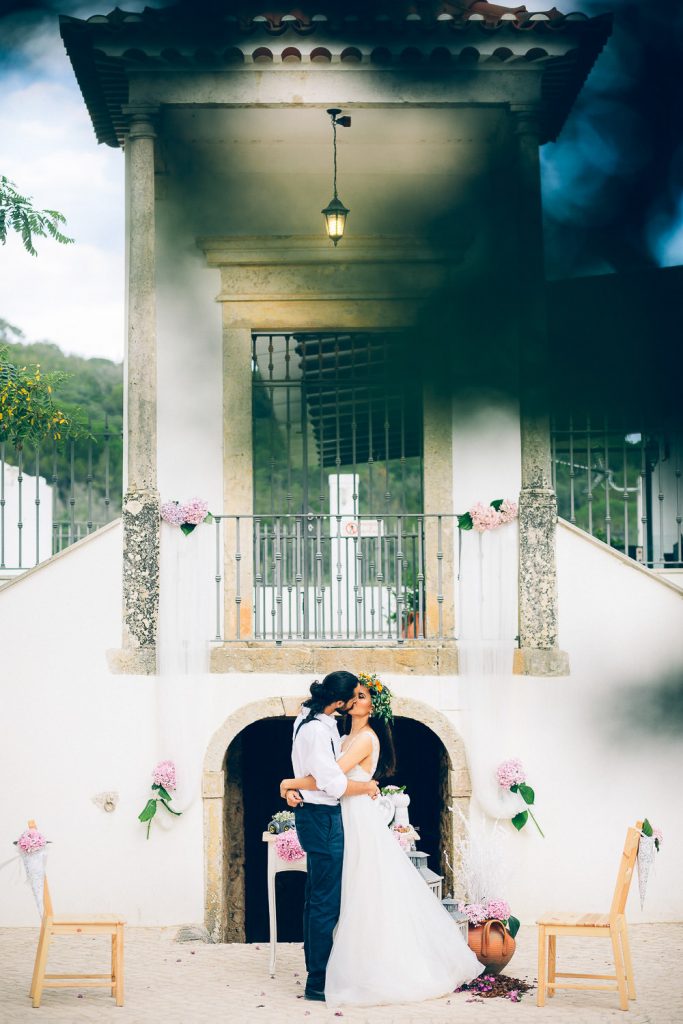 elopement boho quinta de alcube o beijo