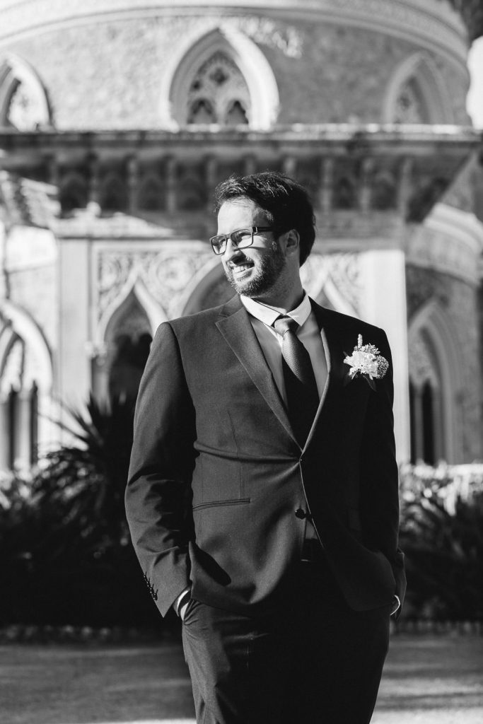 retrato do noivo na palacio de Monserrate