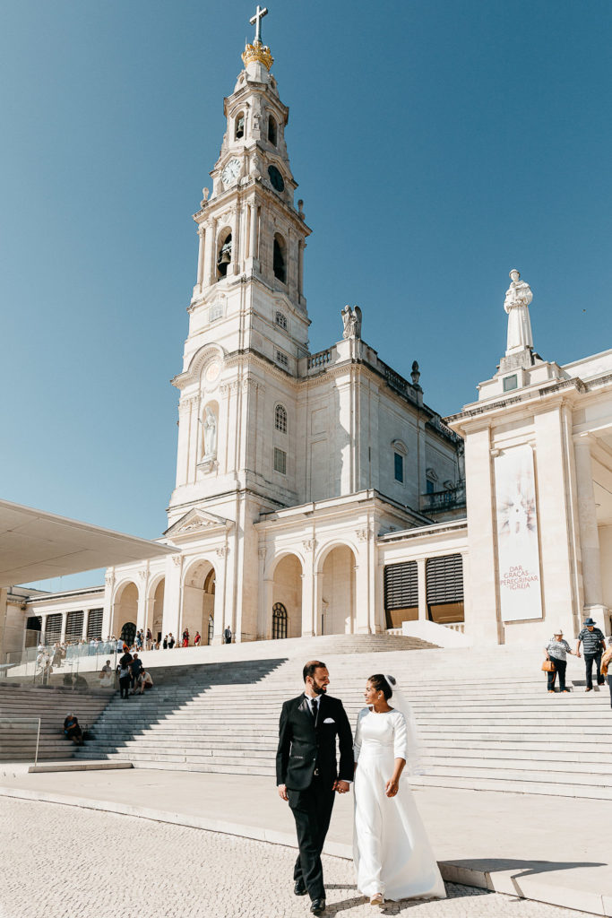 elopement no santuário de Fátima