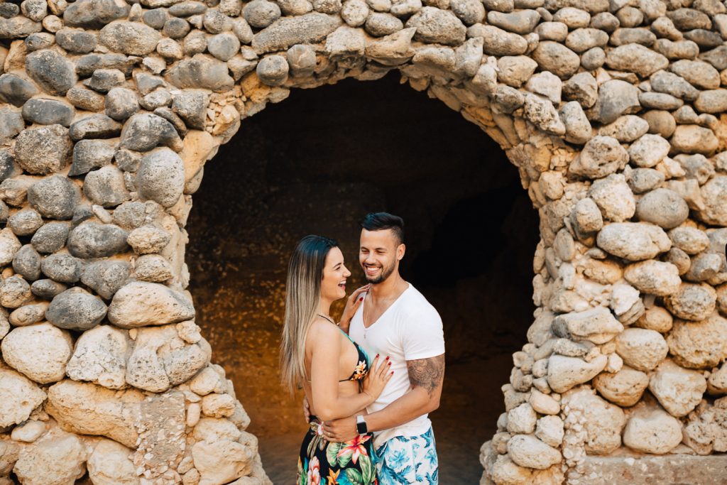 ensaio-praia-da marinha foto retrato do casal