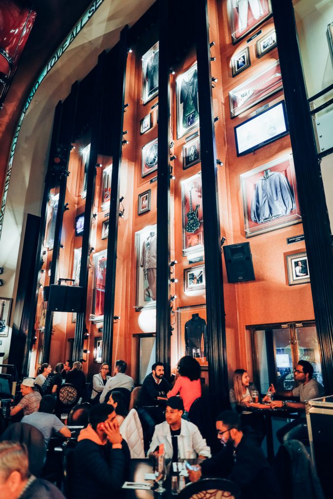 detalhes no Hard Rock Cafe Lisboa