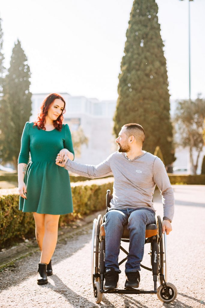 conduzindo ela no ensaio