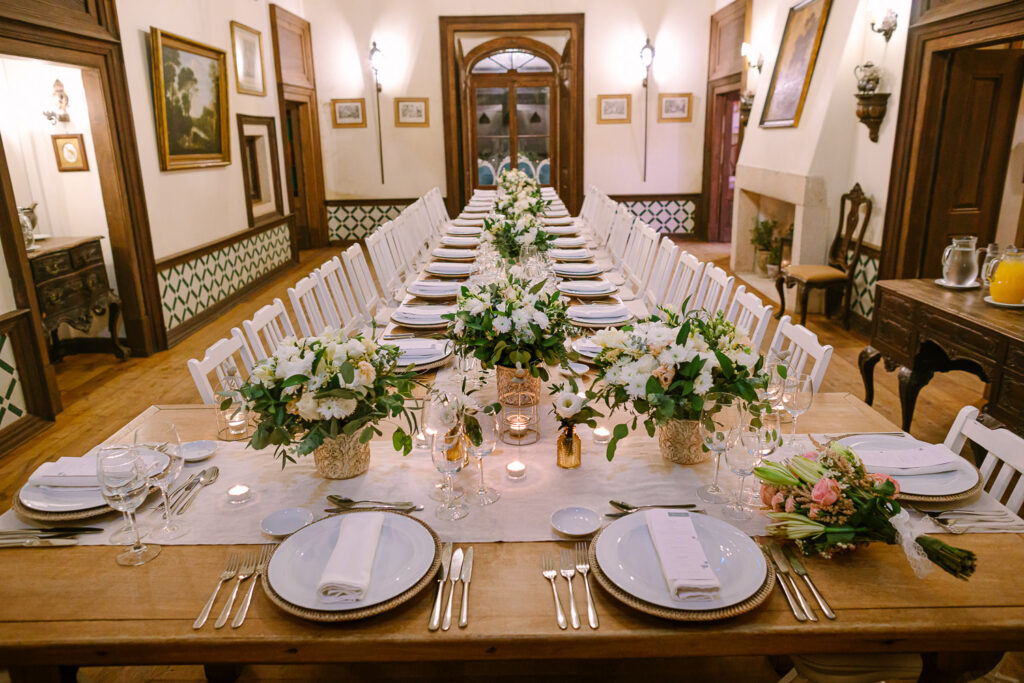 decoração rústica de casamento em Portugal